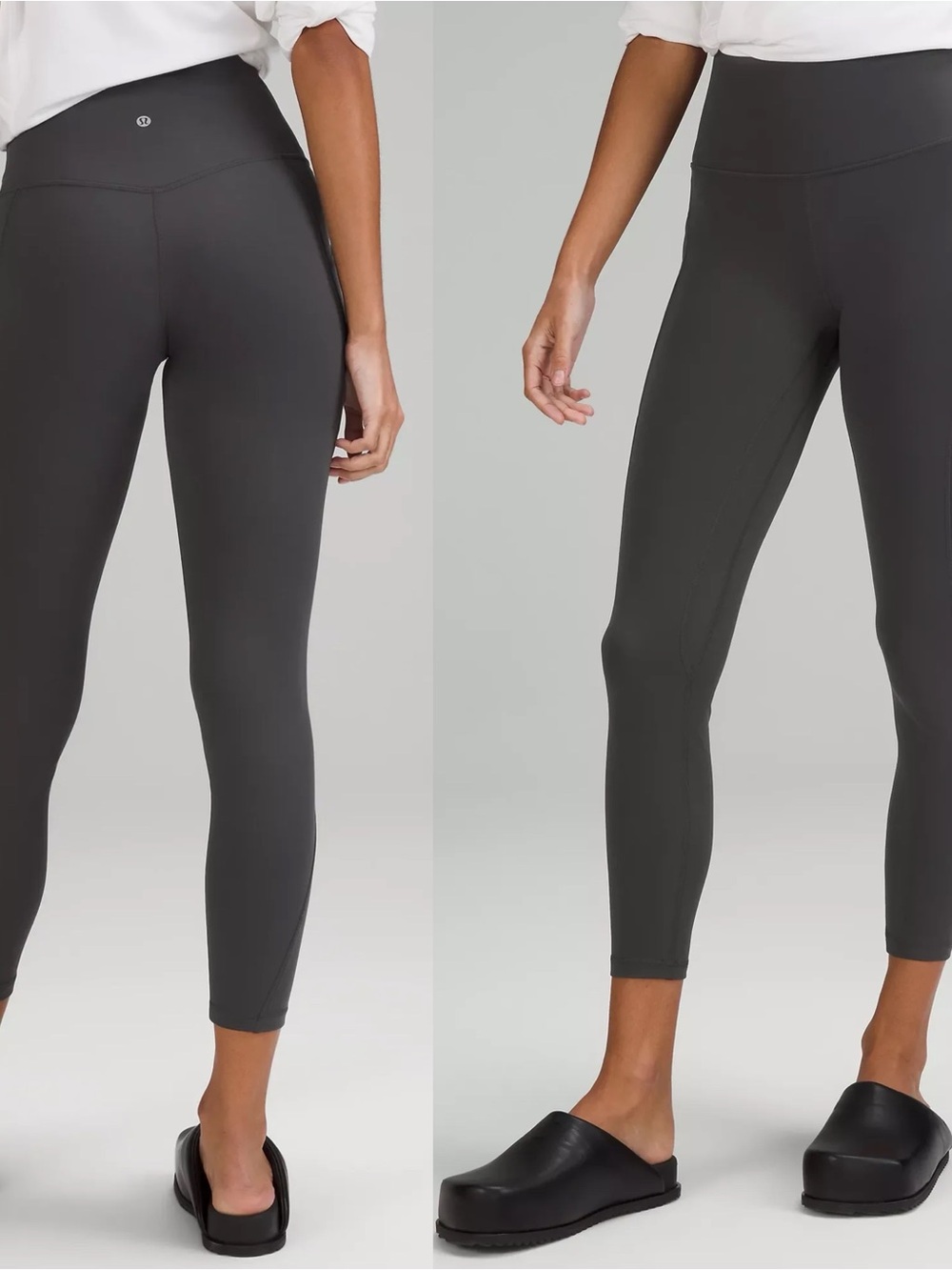 lululemon Align High-Rise Pant Sz 8 with Pockets 25" In Graphite Grey